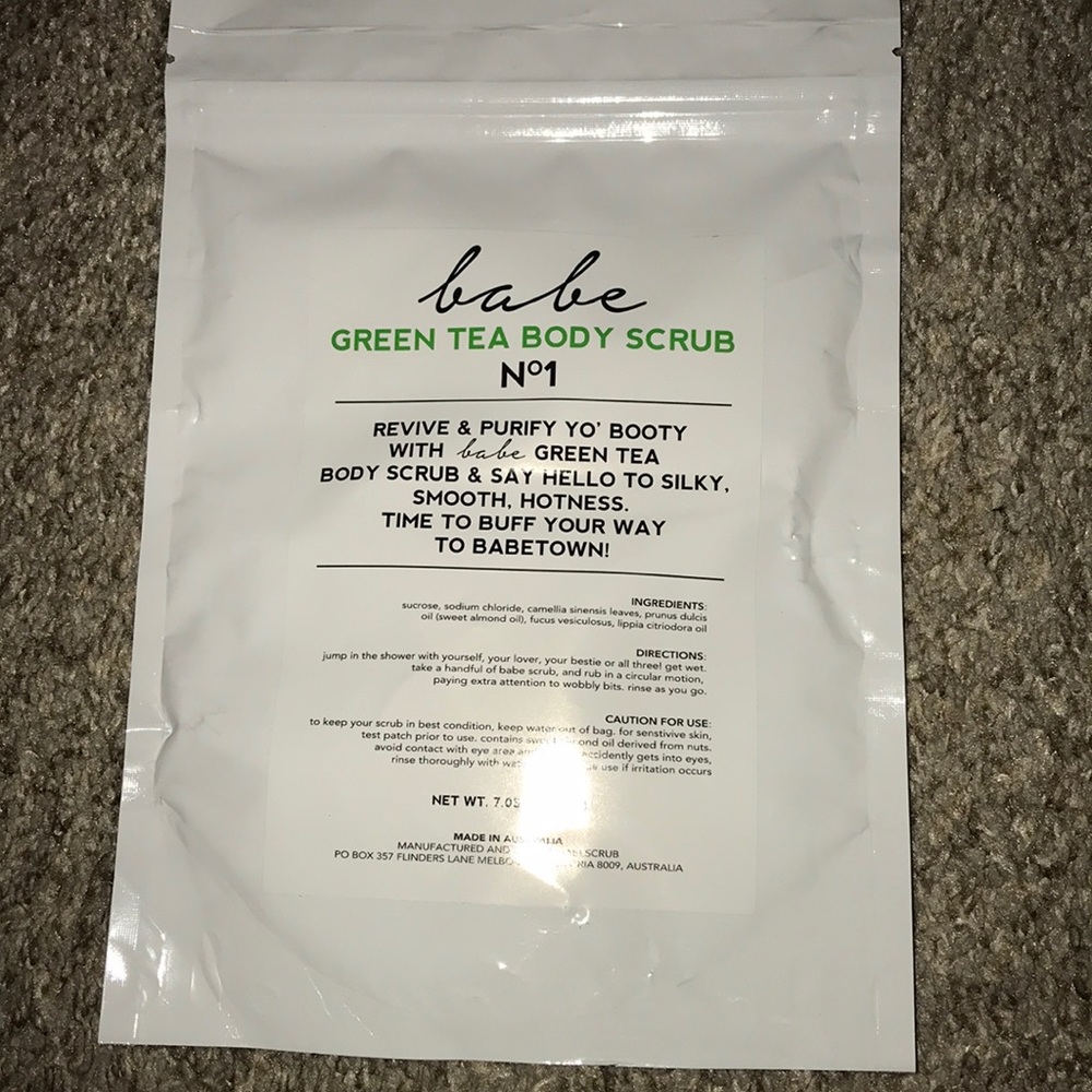 Babe Green Tea Body Scrub no 1